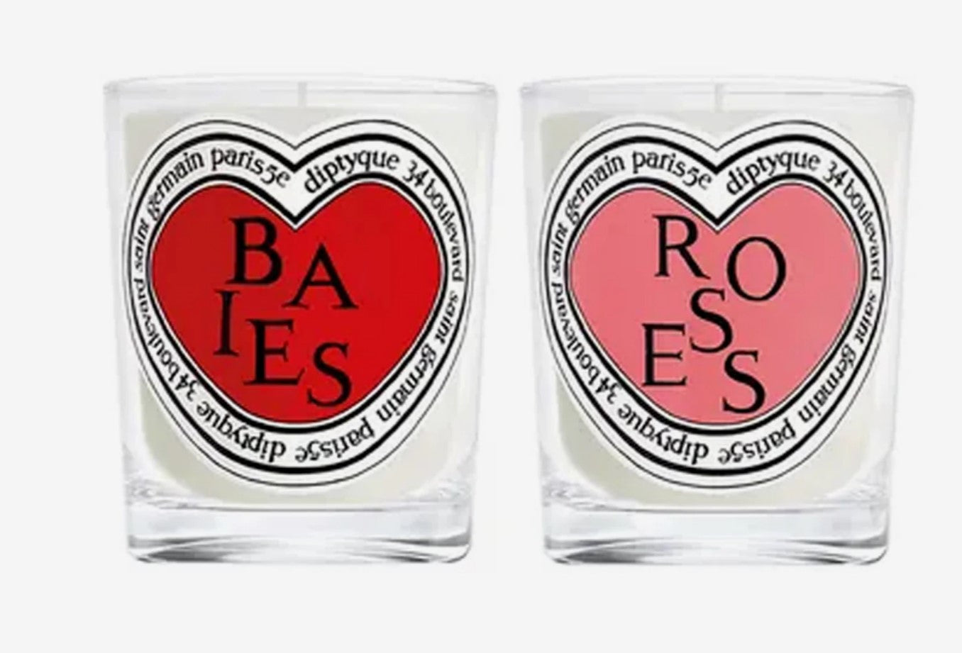 Diptyque Baies & Roses 190g x 2 (Valentine’s Day Edition)