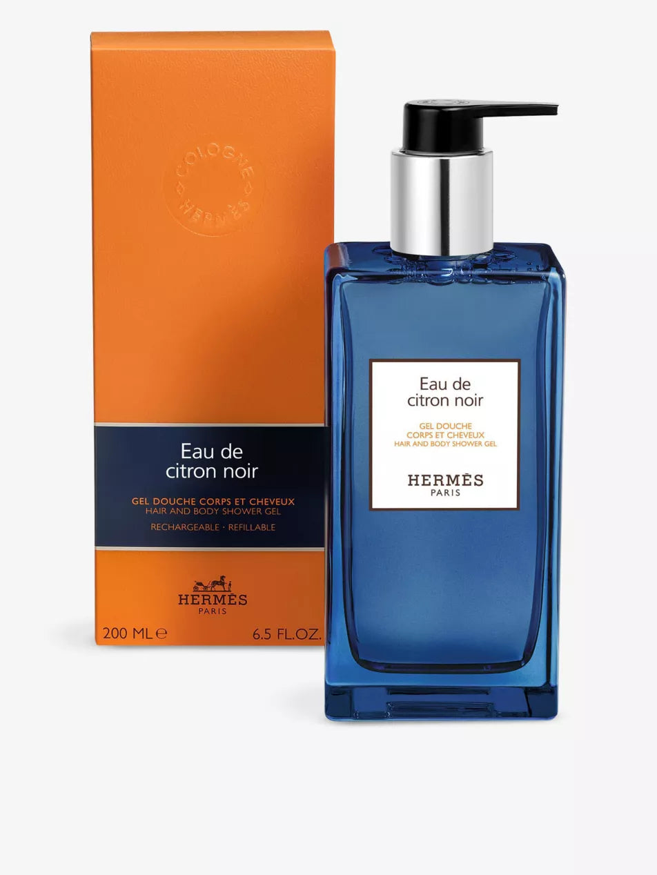 HERMÈS Eau de citron noir / Eau d’orange verte/ Eau de rhubarbe ecarlate hair and body shower gel 200ml