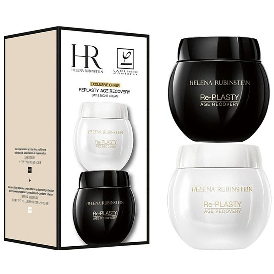 Helena Rubinstein Replasty Age Recovery Exclusive Offer Day and Night Cream Skin Soothing Restorative Day Care 50ml + Skin Repairing Night Care 50ml/ Day Care 5ml + Skin Repairing Night Care 5ml