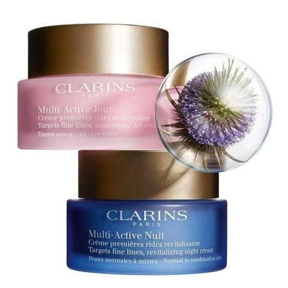 Clarins Multi-Active Partners (Night 50ml + Day 50ml)