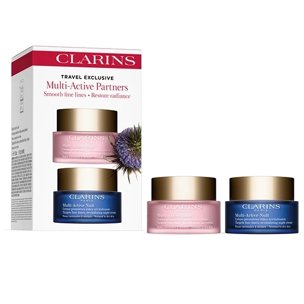 Clarins Multi-Active Partners (Night 50ml + Day 50ml)
