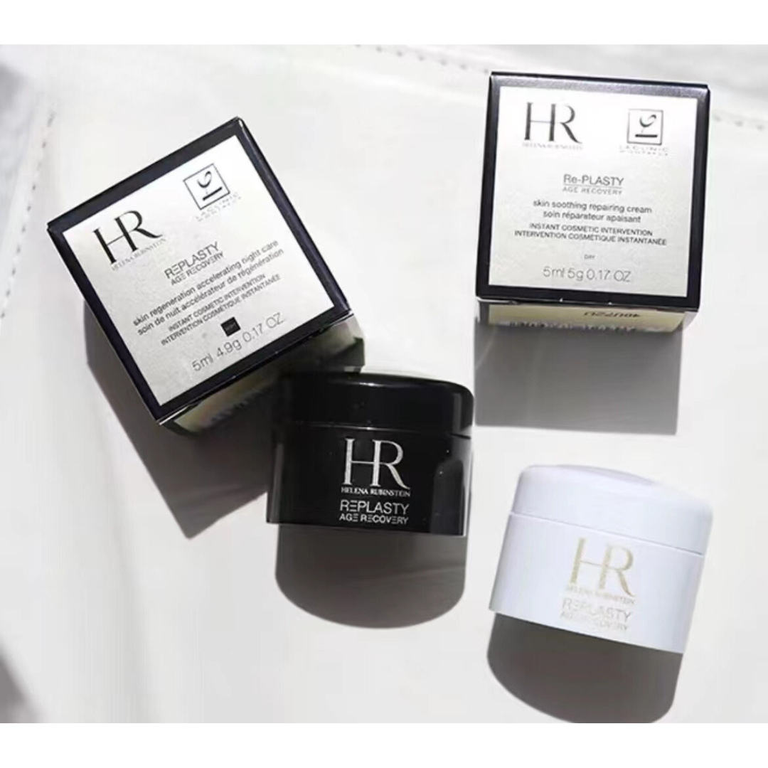 Helena Rubinstein Replasty Age Recovery Exclusive Offer Day and Night Cream Skin Soothing Restorative Day Care 50ml + Skin Repairing Night Care 50ml/ Day Care 5ml + Skin Repairing Night Care 5ml