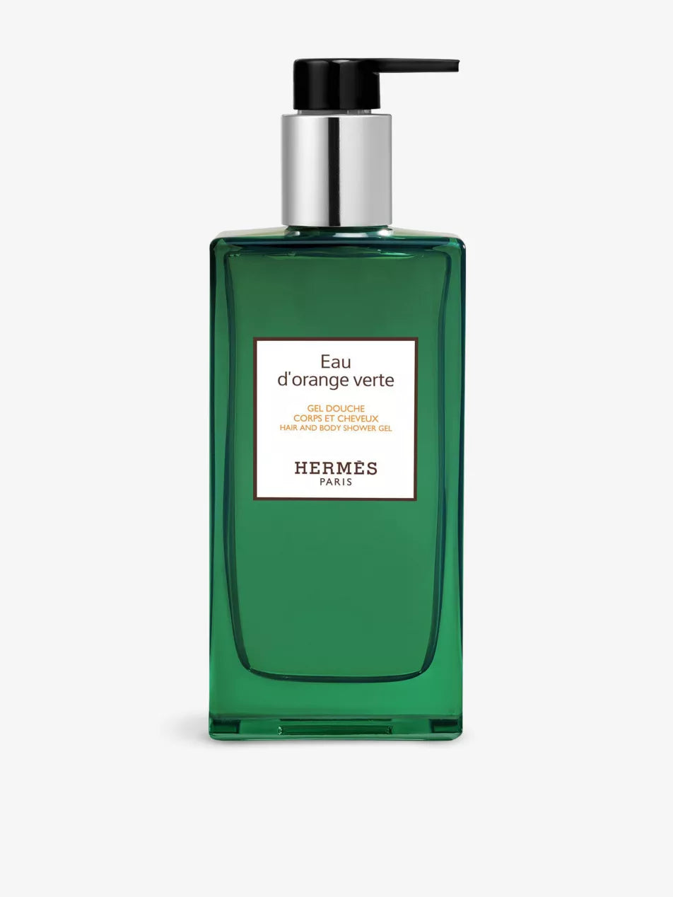 HERMÈS Eau de citron noir / Eau d’orange verte/ Eau de rhubarbe ecarlate hair and body shower gel 200ml