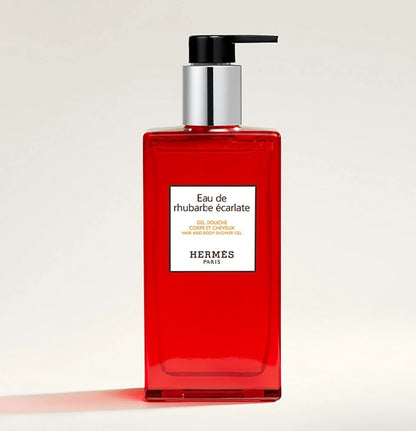 HERMÈS Eau de citron noir / Eau d’orange verte/ Eau de rhubarbe ecarlate hair and body shower gel 200ml