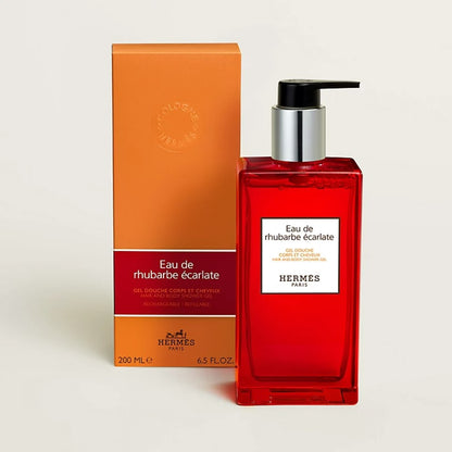 HERMÈS Eau de citron noir / Eau d’orange verte/ Eau de rhubarbe ecarlate hair and body shower gel 200ml