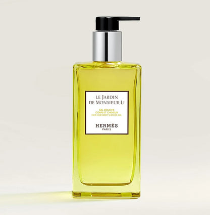 Hermes Le Jardin de Monsieur Li/ Un Jardin Sur le Nil Hair and body shower gel 200ml/  Hermes Un Jardin sur la Lagune Moisturizing body lotion 200ml