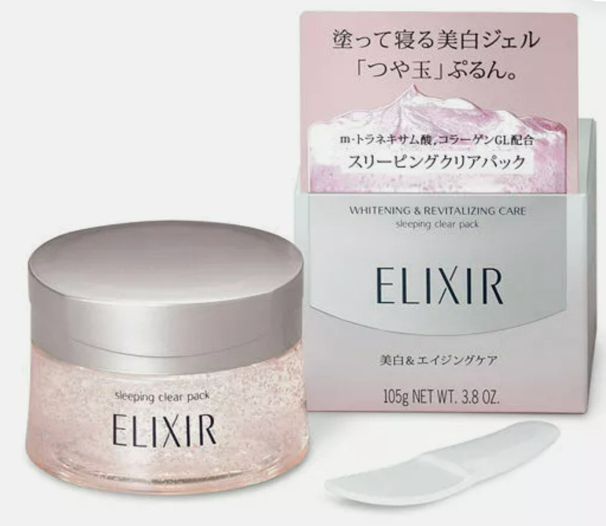 Shiseido ELIXIR Whitening &amp; Skin Care By Age Sleeping Clear Pack 105g