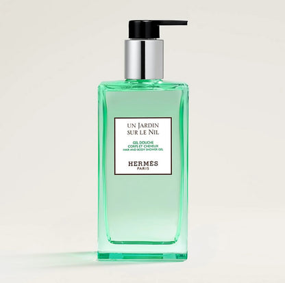 Hermes Le Jardin de Monsieur Li/ Un Jardin Sur le Nil Hair and body shower gel 200ml/  Hermes Un Jardin sur la Lagune Moisturizing body lotion 200ml